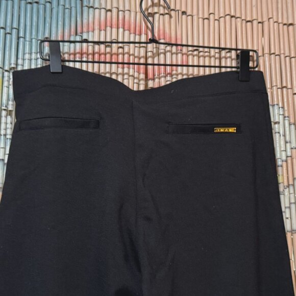 Iman Global Chic Slip into Slim Perfect Ponte Boot-Cut Pant, Black, Large - Picture 6 of 13